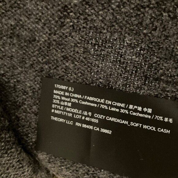 🥰 Theory wool cashmere cardigan - Picture 4 of 5